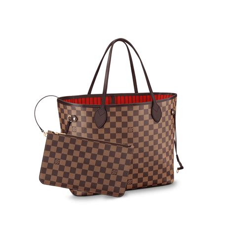 louis vuitton neverfull mm damier red|damier Neverfull mm price.